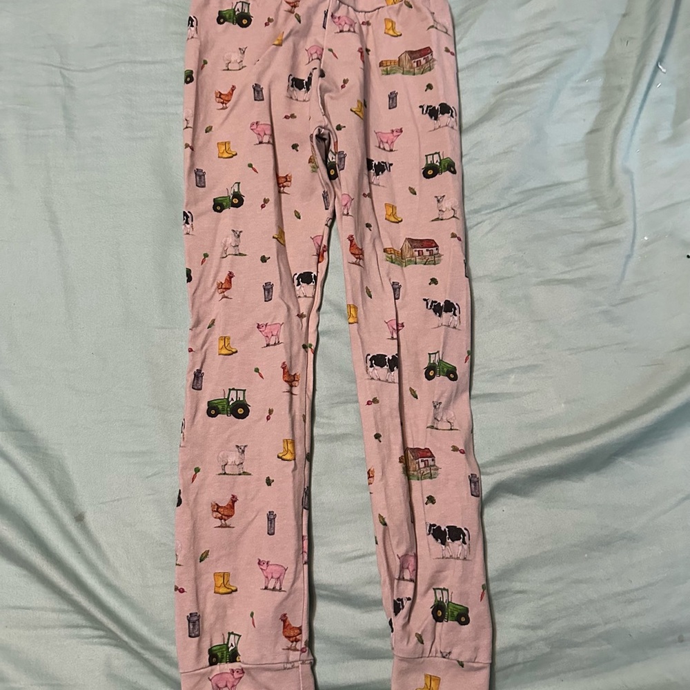 Kids Farm Animal Print Pajama Pants